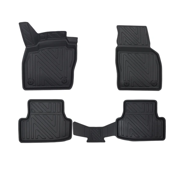 Volkswagen Polo 2023 ve Sonrası Premium Seri Araca Özel 3D Havuzlu Oto Paspas ürün görseli