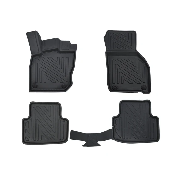 Skoda Octavia 2020 ve Sonrası Premium Seri Araca Özel 3D Havuzlu Oto Paspas ürün görseli