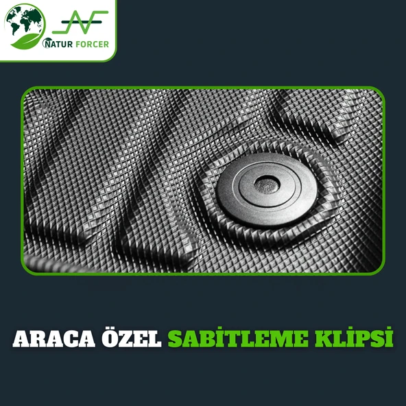 NaturForcer Üniversal Her Araca Uyumlu Premium Seri Araca Özel 3D Havuzlu Oto Paspas - Resim 4
