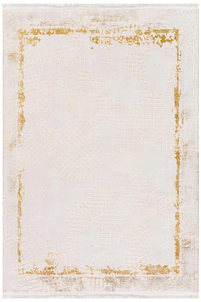 Crea Halı Yolluk Halısı 80x300 Bello 1281A Gold