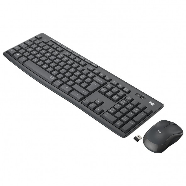 Logitech Mk295 Kablosuz Sessiz Siyah Klavye Mouse Seti 920-009804 - 2