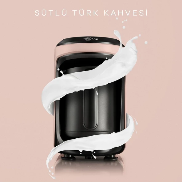 Hatır Hüps Sütlü Türk Kahve Makinesi Pearly Pink