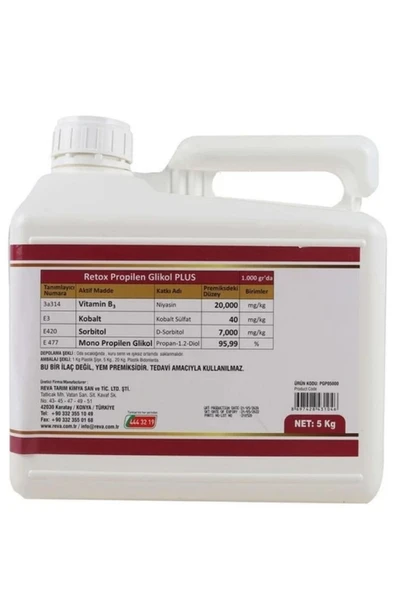 Hs Tarım Retox Propilen Glikol Plus 5 KG - Resim 2