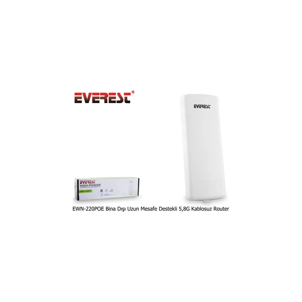 Ewn-220Poe Bina Dışı Uzun Mesafe Destekli 5,8Ghz 300Mbps Repeater + Access Point Kablosuz Ro - 5