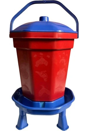 18 Lt Ayaklı Samandıralı Suluk Üstten Dolumlu Kümes Suluk