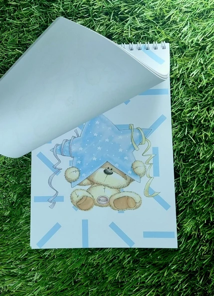 AYICIKLI ÇİZGİSİZ BLOKNOT DEFTER