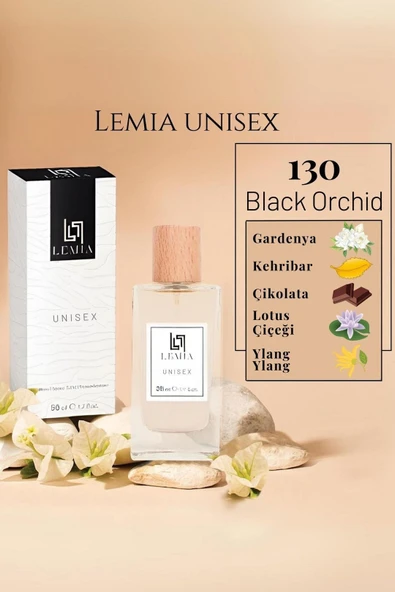 LEMİA 130 Black Orchit Unisex Edc 50ml
