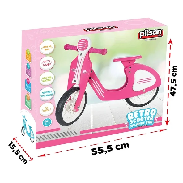 Pilsan Retro Scooter Bisiklet Mavi - 3