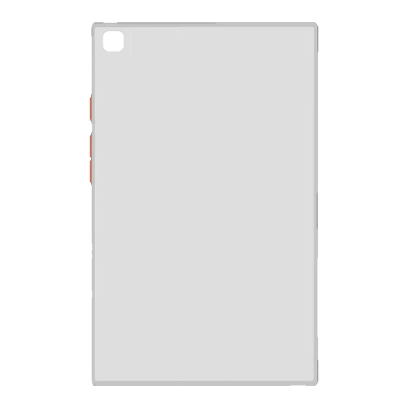 Samsung Galaxy Tab A 10.1 (2019) T510-T515 Uyumlu Montreal Seri Silikon Tablet Kılıfı (Beyaz)