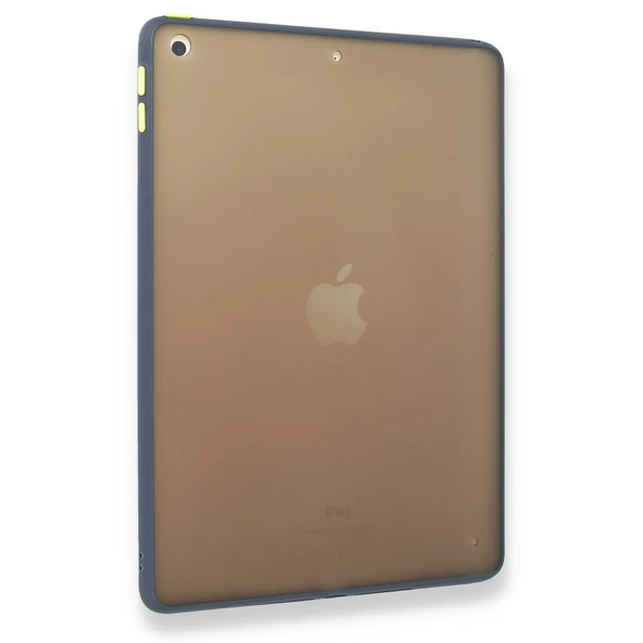 İpad 9.7 2018-2017 Uyumlu Montreal Seri Silikon Tablet Kılıfı (Lacivert) - 3