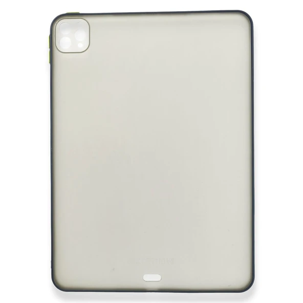 iPad Pro 11 inch (2022-2021-2020-2018) Uyumlu Montreal Seri Silikon Tablet Kılıfı (Lacivert)