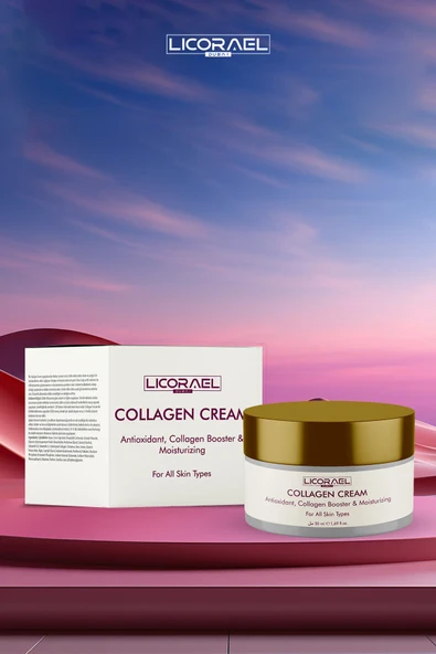 Licorael Dubai Collagen Cream Kırışıklık Karşıtı Günlük Bakım Kremi 50ml - 4