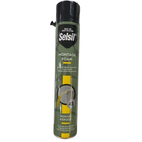 Selsil Tam Dolum Poliüratan Montaj Köpüğü 845 gr