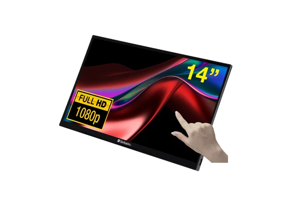 PMT-14 Portable Touchscreen Monitor 14" Full HD 1080p Metal Housing Bilgisayar>Çevre Birimleri>Monitör & Ekran
