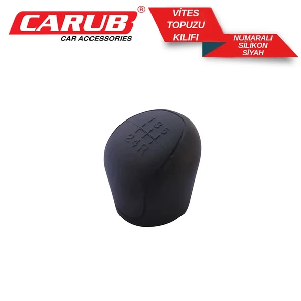 CARUB VitesTopuz Kılıfı Numaralı Silikon Siyah - 2