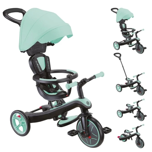 Globber Explorer 4in1 Trike Bisiklet Mint Yeşili - 3