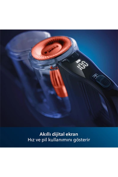 Philips Speedpro Max Kablosuz Dikey Süpürge, PowerCyclone8, 360 Derece Emiş Başlığı, XC7040/01 - 4