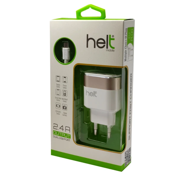 Helt HT-12 10W 2400 mAh Micro Kablo + Şarj Aleti (Beyaz) - 2