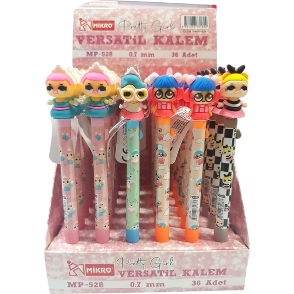MİKRO VERSATİL KALEM 0.7mm MP-528 PRETTY GIRL