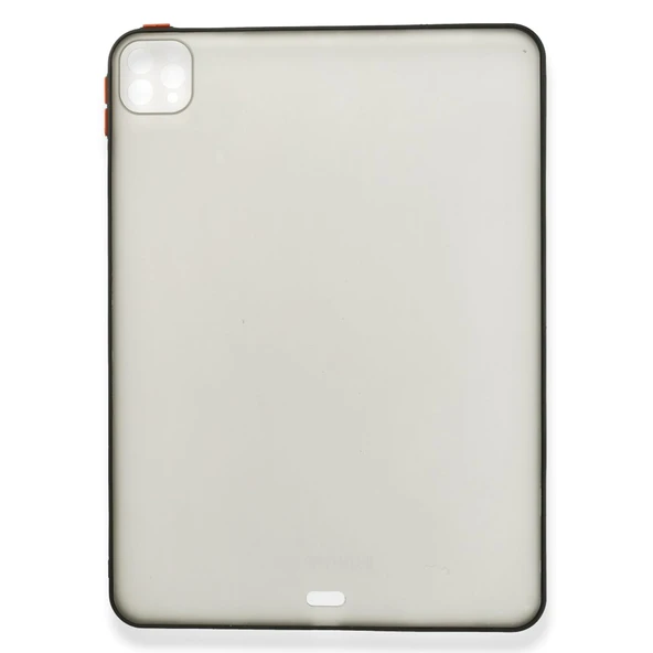 iPad Pro 11 inch (2022-2021-2020-2018) Uyumlu Montreal Seri Silikon Tablet Kılıfı (Siyah)