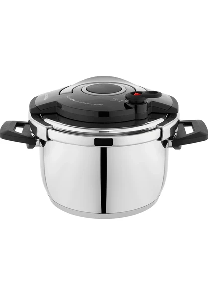 Schafer Optima Düdüklü Tencere Seti 4+6,5 Lt-Siyah/gri - 3