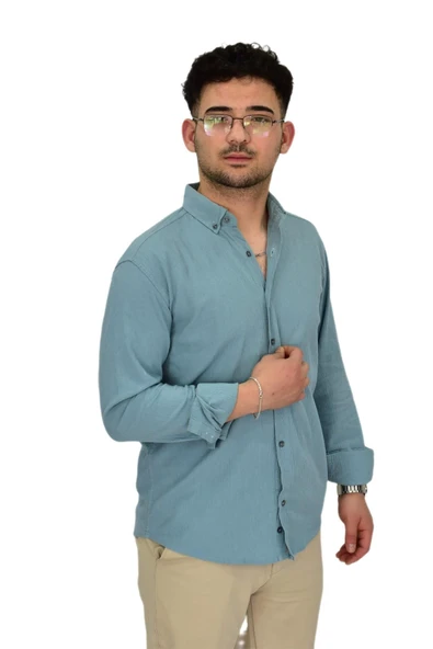 Erkek Spor Gömlek Regular Fit 9630 BGL-ST04413 - Resim 12