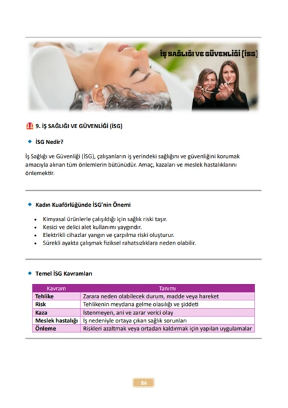 Kadın Kuaförlüğü Kalfalık-Ustalık Sınavları Hazırlık Kitabı - 6
