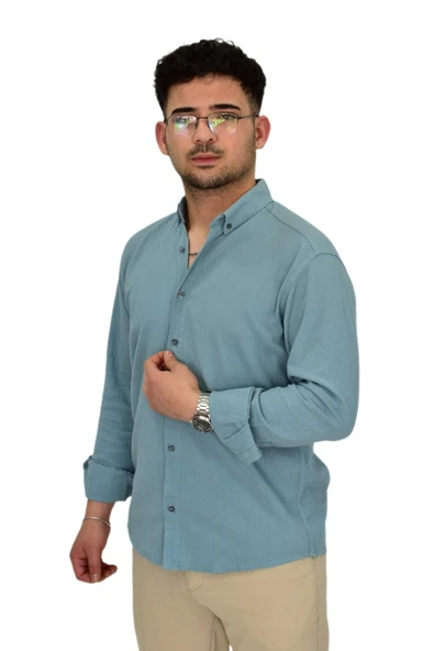 Erkek Spor Gömlek Regular Fit 9630 BGL-ST04413 - Resim 8