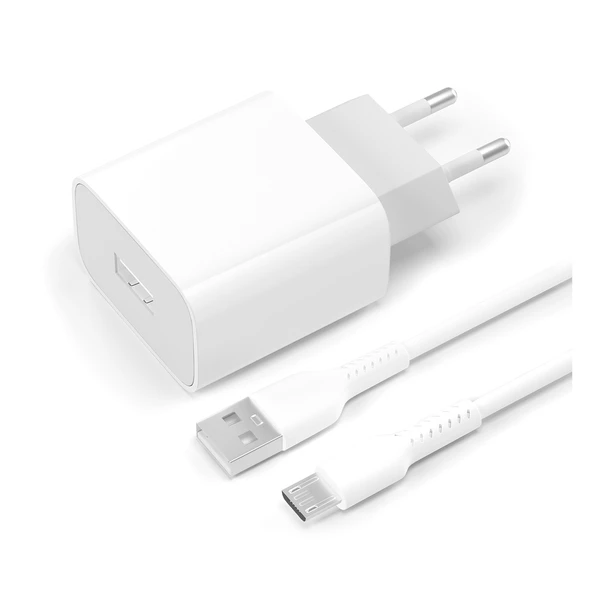 Teknonet TN-HCH05 10W 2100 mAh Micro Kablo + Şarj Aleti (Beyaz)