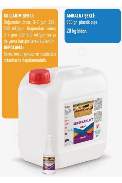 Hs Tarım Retox Ketocarnijet 500 Gr. Doğum Öncesi ve Sonrası - 4
