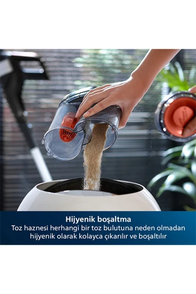 Philips Speedpro Max Kablosuz Dikey Süpürge, PowerCyclone8, 360 Derece Emiş Başlığı, XC7040/01 - 5