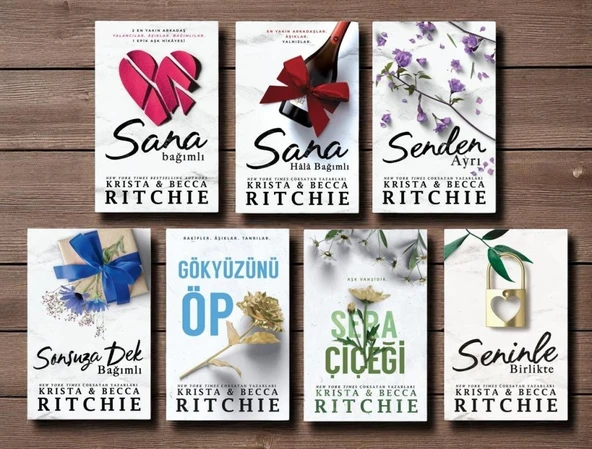 Addicted Serisi 7 Kitap (Sera Çiçeği + Seninle Birlikte + Sonsuza Dek Bağımlı + Sana Hala Bağımlı + Sana Bağımlı + Senden Ayrı + Gökyüzünü Öp)