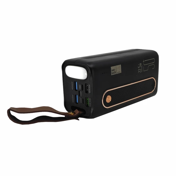 Nettech NT-PW14 22.5W 50000 mAh Taşınabilir Powerbank (Siyah)