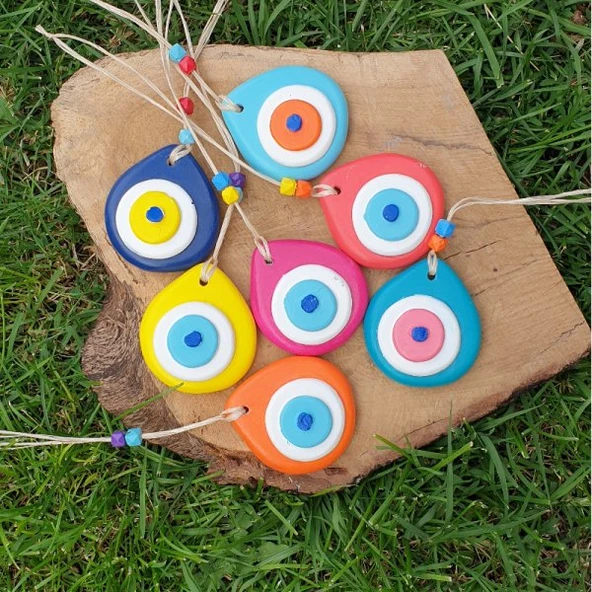 7'li Gökkuşağı Nazarlık Set Balkon & Bahçe & Duvar Süsü - 2