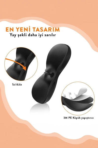 1 Adet Kendinden Yapışkanlı Kablo Koruyucu Toplayıcı Düzenleyici Kablo Organizeri Toplarlayıcı Sargı - 2