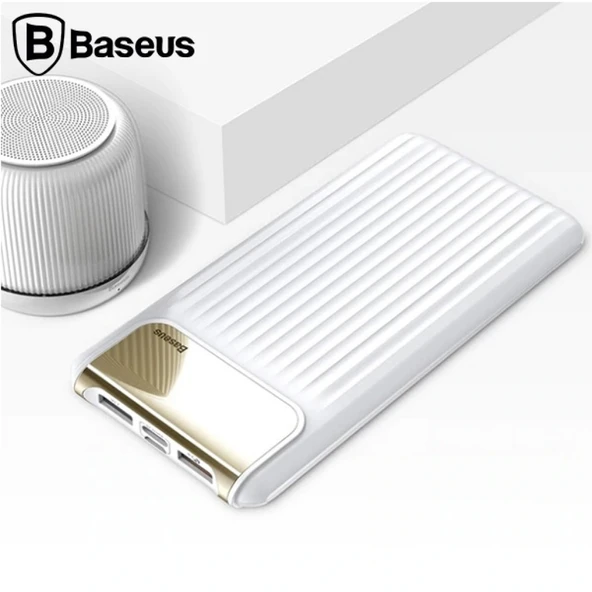Baseus Thin QC3.0A 10000 Mah Hızlı Şarj Power Bank (Beyaz) - 2