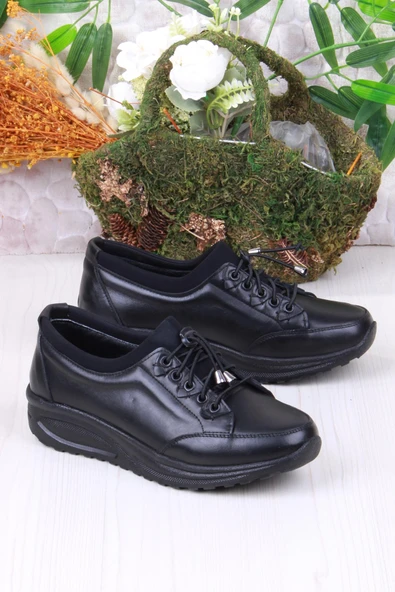 Mehmet Mete 4283 Yumuşak Hafif Rahat Hakiki Deri Kadın Ayakkabı ürün görseli