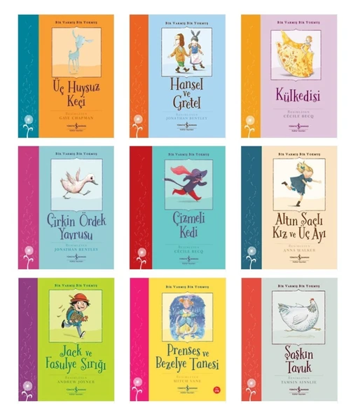 Bir Varmış Bir Yokmuş Masal Seti (9 Kitap)