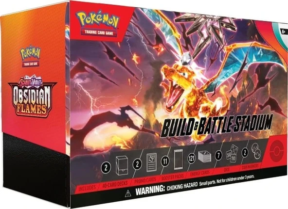 Pokemon Scarlet & Violet 3 Obsidian Flames İnşa Et ve Savaş Stadyumu
