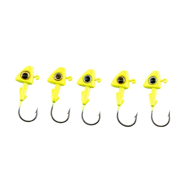 Jighead - Zoka - Kurşunlu Olta İğnesi - (XH-A 07) - Açık Yeşil - 8 Gr - Resim 3