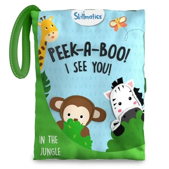 Skillmatics Peek-A-Boo Yumuşak Kumaş Kitabı
