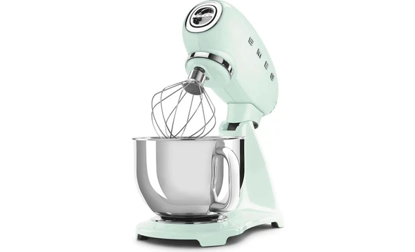 Smeg 50's Style Retro 4.8lt Pastel Green Full Body Stand Mikser SMF03PGEU - Resim 2