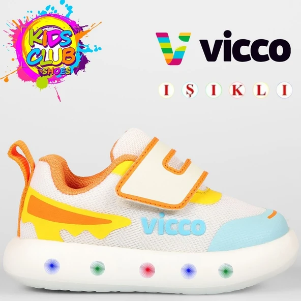 Vicco Melodic Işıklı Ortopedik Çocuk Spor Ayakkabı ürün görseli
