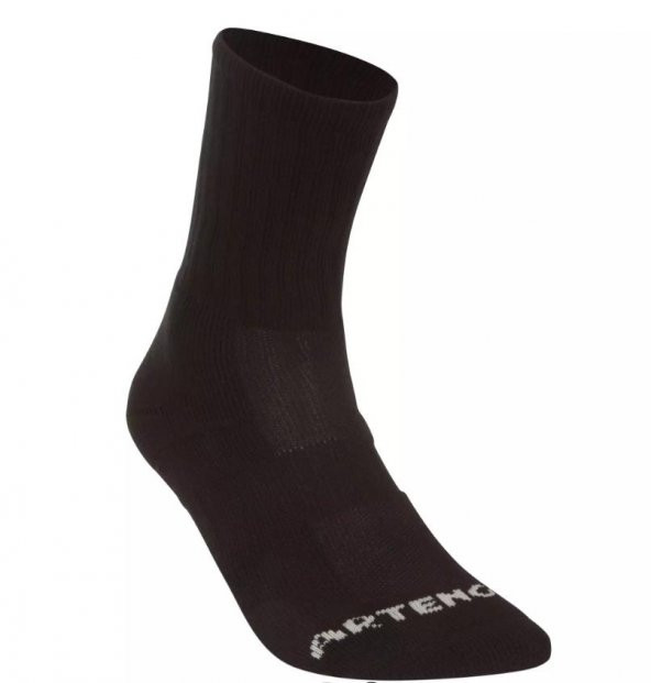 Artengo RS500 Uzun Konçlu Kışlık Çorap Havlu Yapılı Siyah 1 Çift