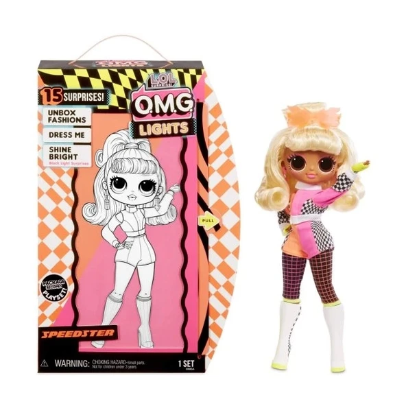 L.O.L. Surprise! O.M.G. Lights Speedster Moda Bebeği