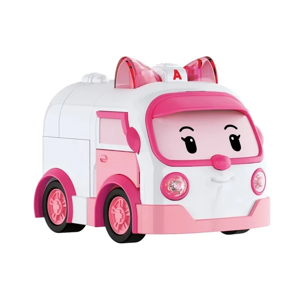 POLI MRT-687 ROBOCAR POLİ BÜYÜK TRANSFORMİNG ROBOT AMBER SESLİ VE IŞIKLI - Resim 4