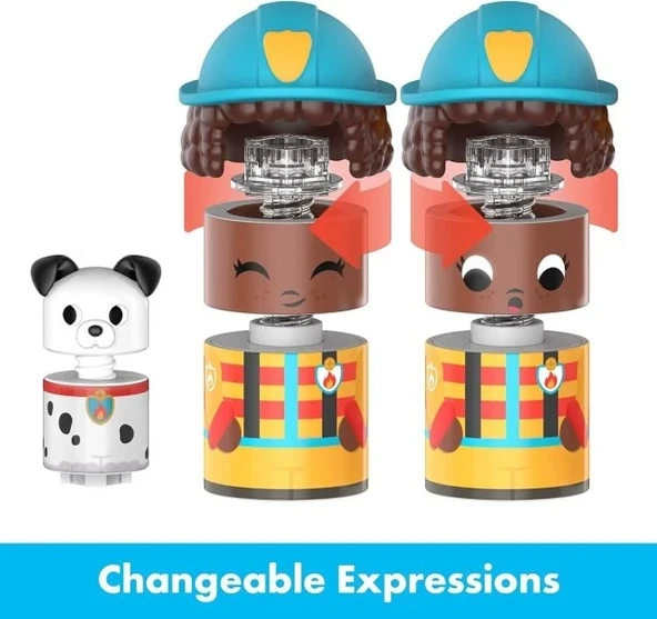 Eğitici Bilgiler Tasarım ve Delme Bolt Buddies İtfaiye Aracı Oyun Seti - 5