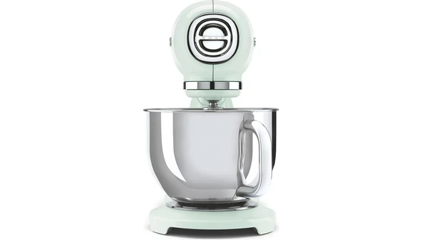 Smeg 50's Style Retro 4.8lt Pastel Green Full Body Stand Mikser SMF03PGEU - Resim 3