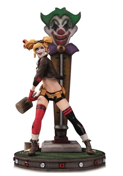 Mcfarlane DC Bomba Kabukları - Harley Quinn DLX V2 Reçine Heykeli