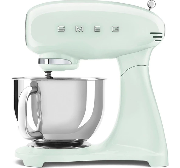 Smeg 50's Style Retro 4.8lt Pastel Green Full Body Stand Mikser SMF03PGEU ürün görseli